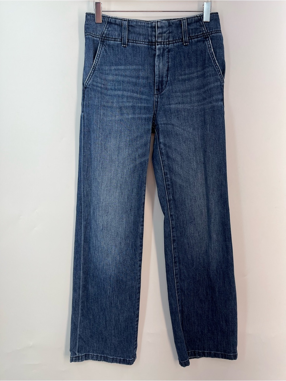 Anthro Pilcro Relaxed Mid-Rise 0964 Cuffed Jeans Wanda Wash 25x31 Anthropologie - Picture 4 of 11
